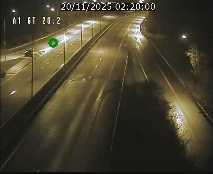 Traffic live webcam Luxembourg Grevenmacher - A1 direction Allemagne - BK 26.2