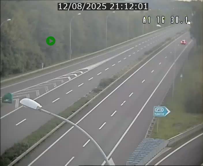 Traffic live webcam Luxembourg Grevenmacher - A1 direction Luxembourg - BK 30.1