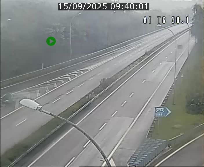 Traffic live webcam Luxembourg Grevenmacher - A1 direction Luxembourg - BK 30.1
