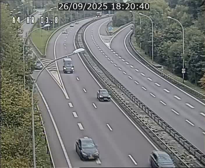 Webcam traffic A4 Luxembourg - BK 3.8 - Leudelange (direction Esch sur Alzette)