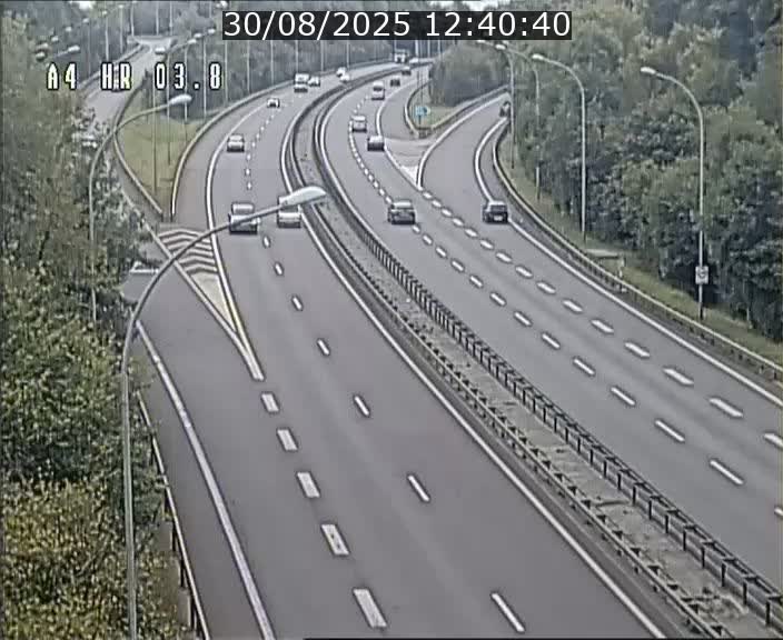 Webcam traffic A4 Luxembourg - BK 3.8 - Leudelange (direction Esch sur Alzette)
