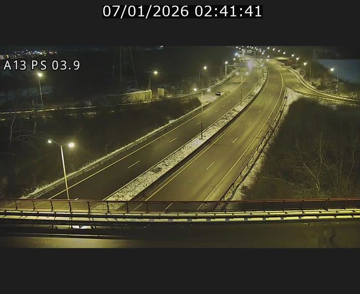 Traffic live webcam Luxembourg Differdange - A13 direction Esch-sur-Alzette - BK 3.9