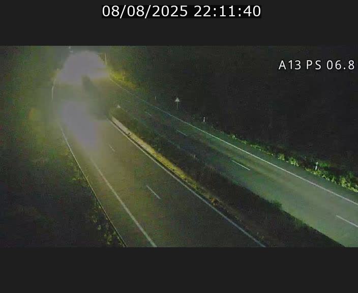 Traffic live webcam Luxembourg Ehlerange - A13 direction Esch-sur-Alzette - BK 6.8