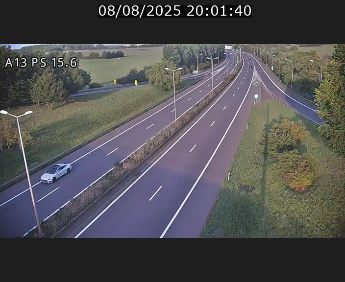 Traffic live webcam Luxembourg Kayl - A13 direction Dudelange - BK 15.6
