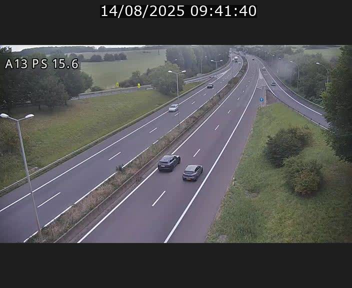 Traffic live webcam Luxembourg Kayl - A13 direction Dudelange - BK 15.6