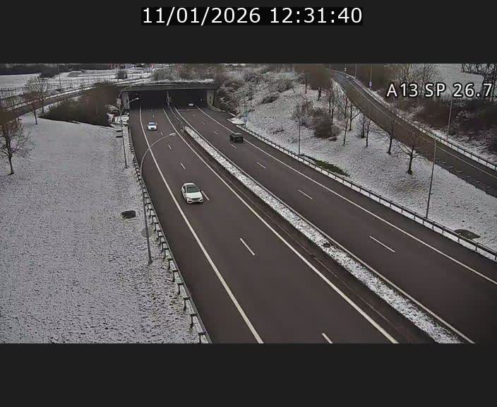 Traffic live webcam Luxembourg Frisange - A13 direction Luxembourg-ville - BK 26.7