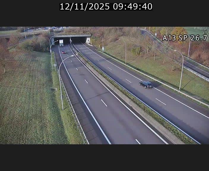 Traffic live webcam Luxembourg Frisange - A13 direction Luxembourg-ville - BK 26.7