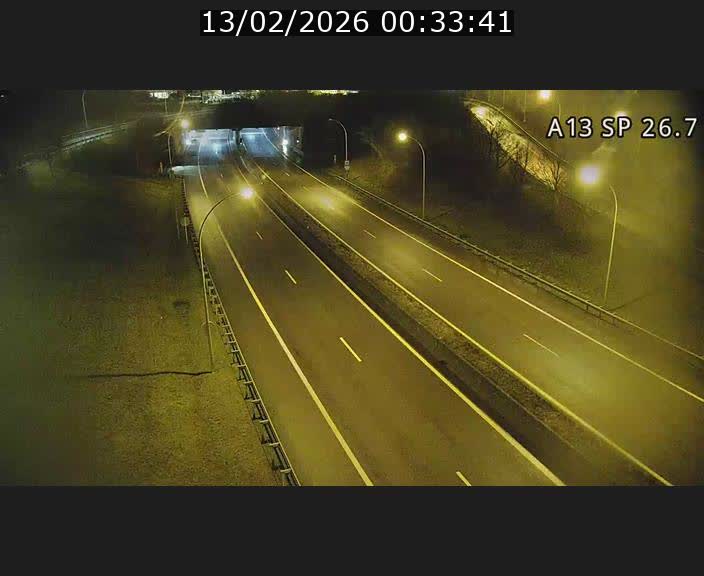 Traffic live webcam Luxembourg Frisange - A13 direction Luxembourg-ville - BK 26.7