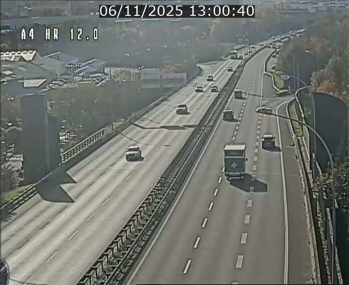 Traffic live webcam Luxembourg Jonction Foetz - A4 - BK 12.0 - direction Esch sur Alzette