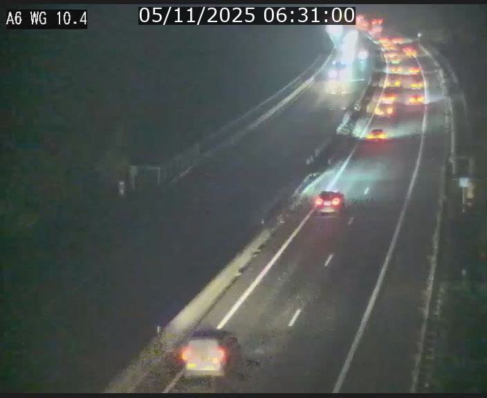 Traffic live webcam Luxembourg Mamer - A6 - BK 10.4 - direction Luxembourg/France/Allemagne