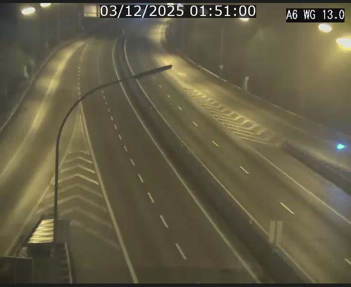 Traffic live webcam Luxembourg Mamer - A6 - BK 13 - direction Luxembourg/France/Allemagne