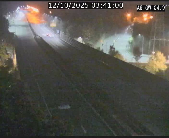 Traffic live webcam Luxembourg Croix de Cessange - A6 - BK 4.9 - direction Belgique
