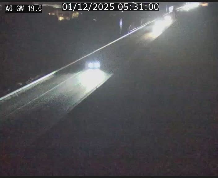 Traffic live webcam Luxembourg - Steinfort - A6 - BK 19.6 - direction Belgique