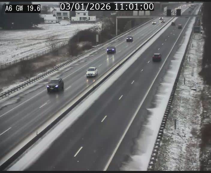 Traffic live webcam Luxembourg - Steinfort - A6 - BK 19.6 - direction Belgique