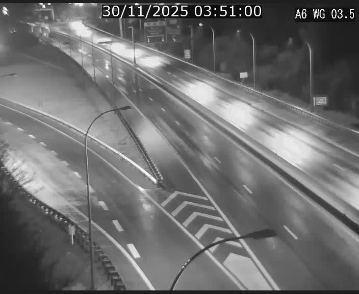 Traffic live webcam Luxembourg - Croix de Cessange - A6 - BK 3.5 - direction France/Allemagne