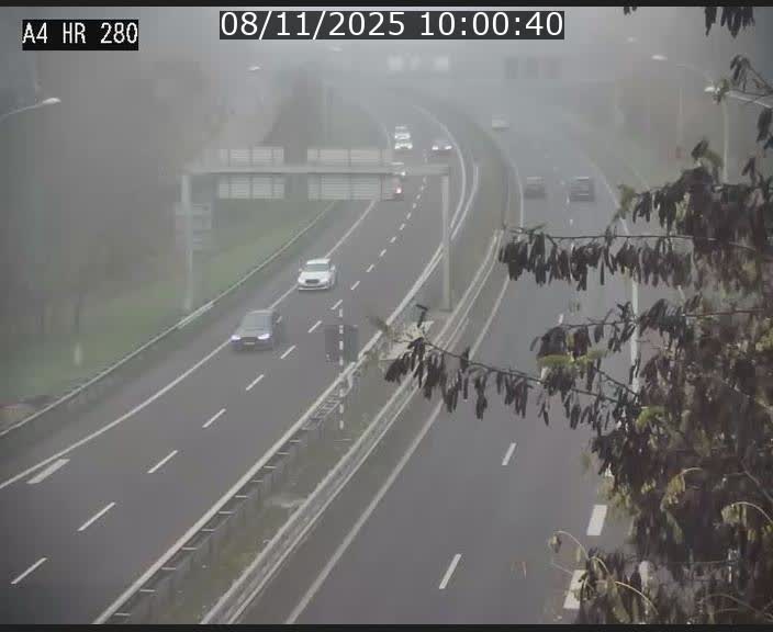 Webcam traffic A4 Luxembourg - BK 0.2 - P+R Bouillon (direction Luxembourg)