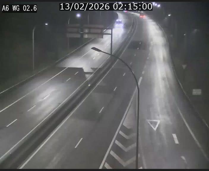 Traffic live webcam Luxembourg Croix de Cessange - A6 - BK 2.6 - direction France/Allemagne