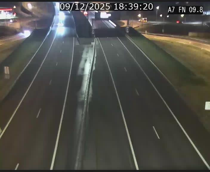 Caméra trafic Luxembourg - A7, Tunnel Gousselerbierg, sortie sud, direction rond-point Lorentzweiler (BK 9.9)