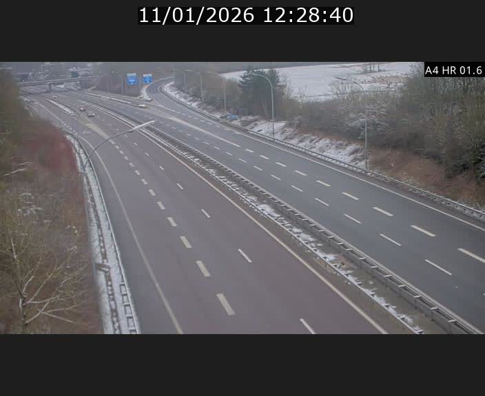 Info Trafic Luxembourg A4 - BK 1.6 - Croix de Cessange (direction Esch)