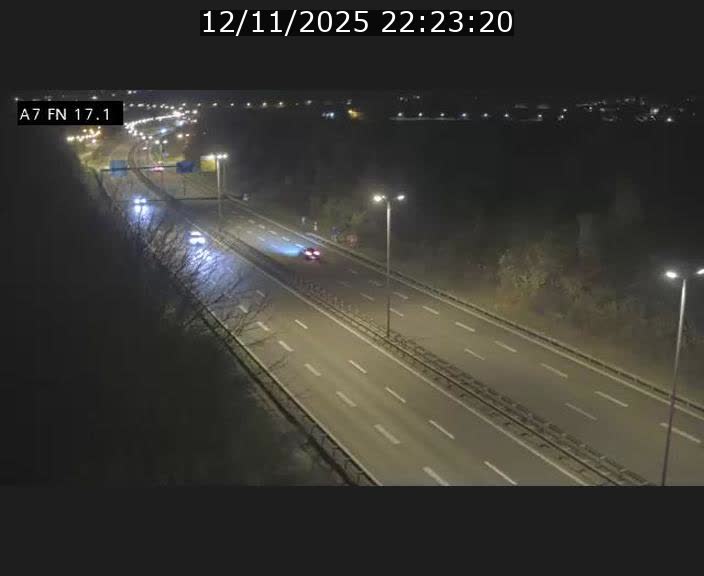 Caméra trafic Luxembourg - A7, Merscherbierg direction Mersch