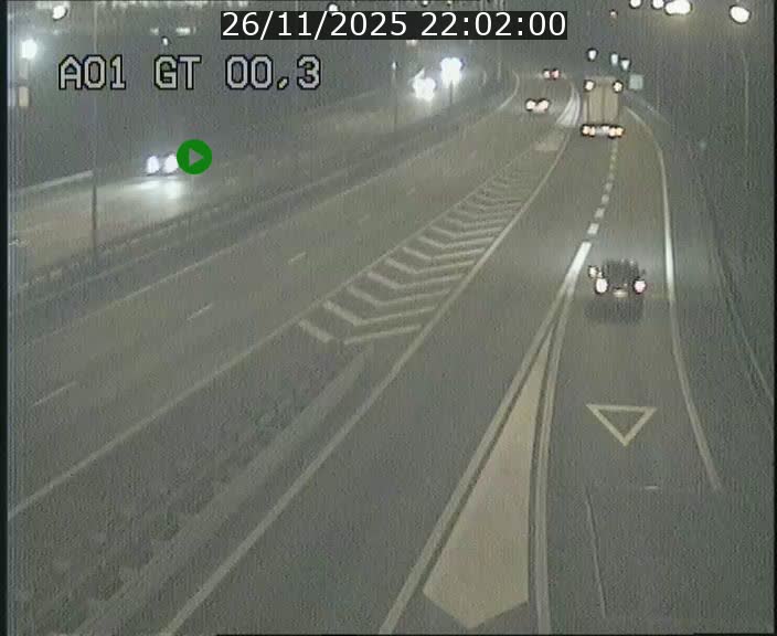 Traffic live webcam Luxembourg Croix de Gasperich - A1 direction Kirchberg - BK 0.3