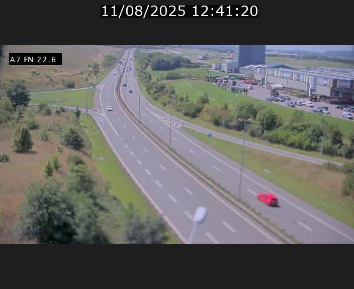 Caméra trafic Luxembourg - A7, Colmar-berg direction Mersch