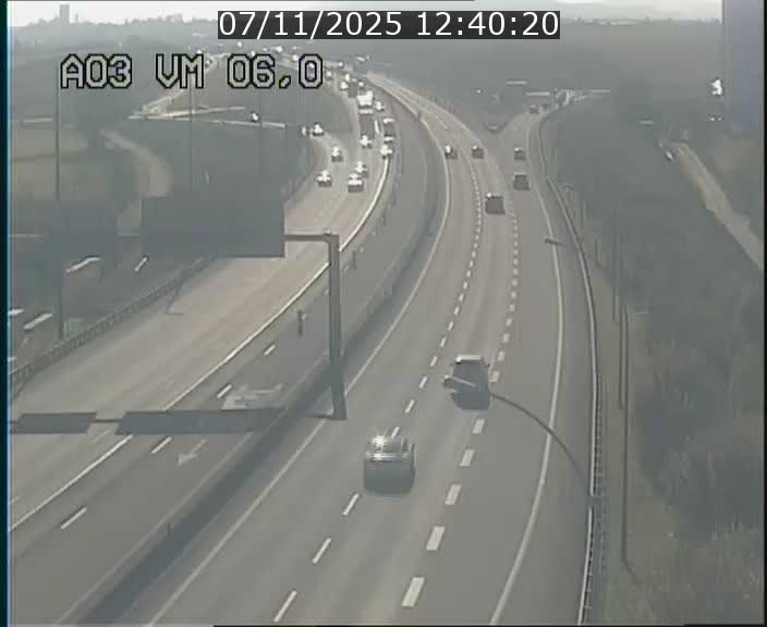 Traffic live webcam Luxembourg Aire de Berchem - A3 - BK 6 - direction France