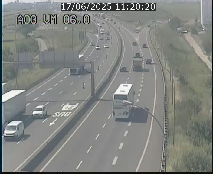 Traffic live webcam Luxembourg Aire de Berchem - A3 - BK 6 - direction France