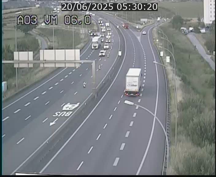 Traffic live webcam Luxembourg Aire de Berchem - A3 - BK 6 - direction France