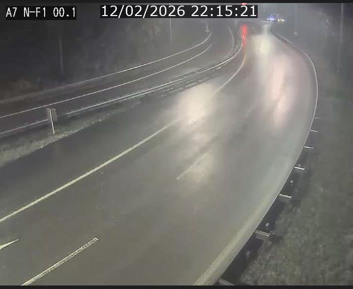 Webcam autoroute Luxembourg A7 située dans la sortie 1 Waldhof, vers la N11, avant le Tunnel Stafelter