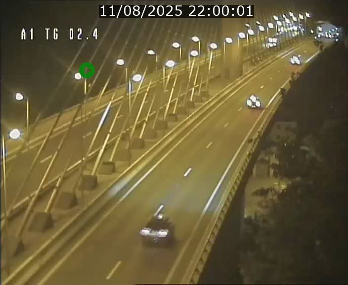 Traffic live webcam Luxembourg Sandweiler - A1 direction Luxembourg-ville - BK 2.4