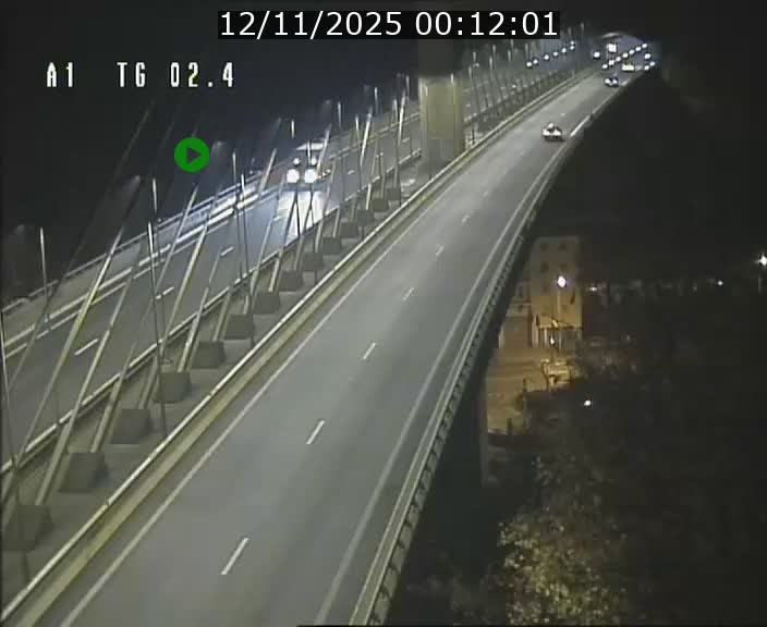 Traffic live webcam Luxembourg Sandweiler - A1 direction Luxembourg-ville - BK 2.4