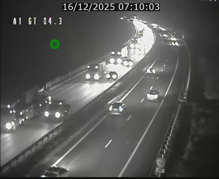 Traffic live webcam Luxembourg Itzig - A1 direction Sandweiler - BK 4.3