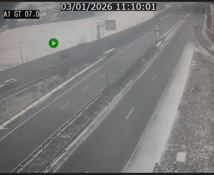 Traffic live webcam Luxembourg Cents - A1 direction Kirchberg - BK 7