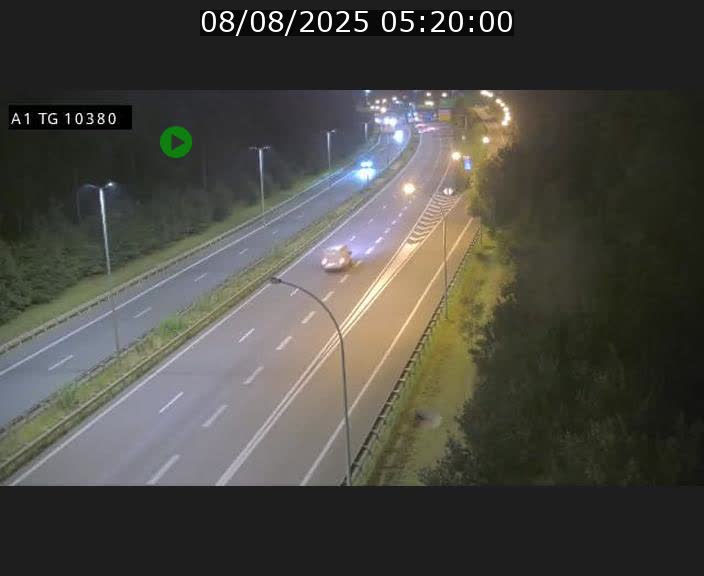 Traffic live webcam Luxembourg Senningerberg - A1 direction Luxembourg Kirchberg - BK 10.3
