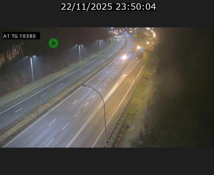 Traffic live webcam Luxembourg Senningerberg - A1 direction Luxembourg Kirchberg - BK 10.3