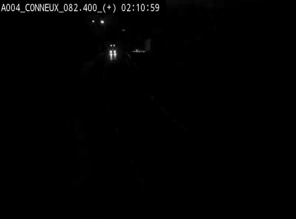 Webcam à hauteur de Conneux sur l'E411 en direction du sud de la Belgique