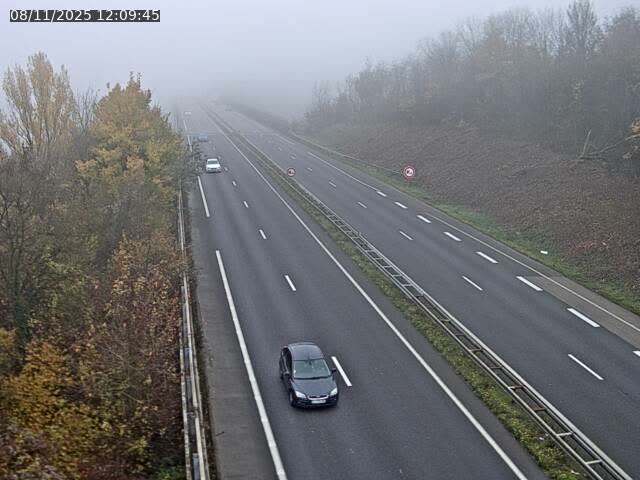 Caméra autoroute France - A30, Hayange direction Metz