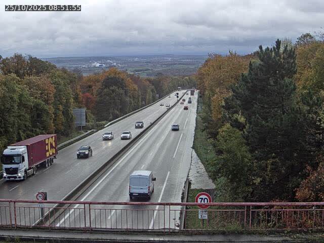 Caméra autoroute France - A33, Houdemont direction Lunéville
