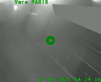 Caméra routière sur l'autoroute A20 à Saint-Pardoux-l'Ortigier, à la jonction avec l'A89. Vue orientée vers Paris
