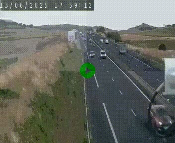 Caméra autoroute A75 à hauteur de Le Crest, en direction de Montpellier