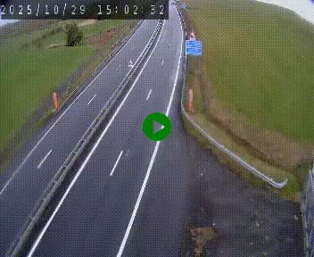 Caméra autoroute A75 à hauteur du col de la Fageole en direction de Clermont-Ferrand