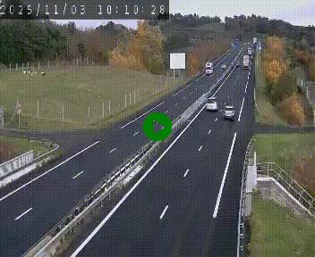 Caméra autoroutière France - A75, Coren, en direction de Montpellier