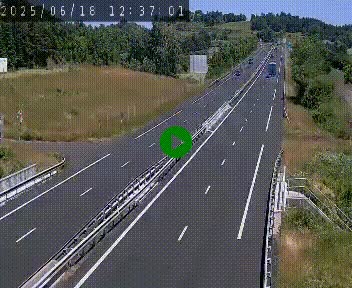 Caméra autoroutière France - A75, Coren, en direction de Montpellier