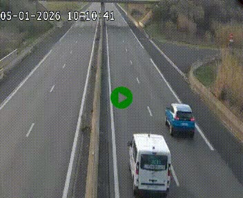 Caméra autoroutière France - A75, Cazouls d'Hérault, en direction de Béziers