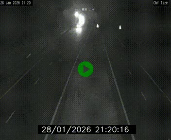 Webcam sur le périphérique de Rennes (N136) à hauteur de Tizé, à l'est de la ville