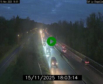 Webcam sur le périphérique de Nantes (N844) à hauteur de Porte de la Chapelle, au nord de la ville