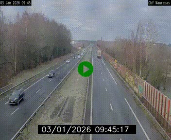 Webcam sur le périphérique de Rennes (N136) à hauteur de Maurepas, au nord de la ville