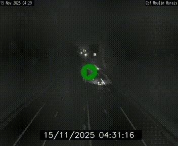 Webcam sur le périphérique de Nantes (N844) entre la Porte de Saint-Luce et la Porte d'Anjou, à l'est de la ville