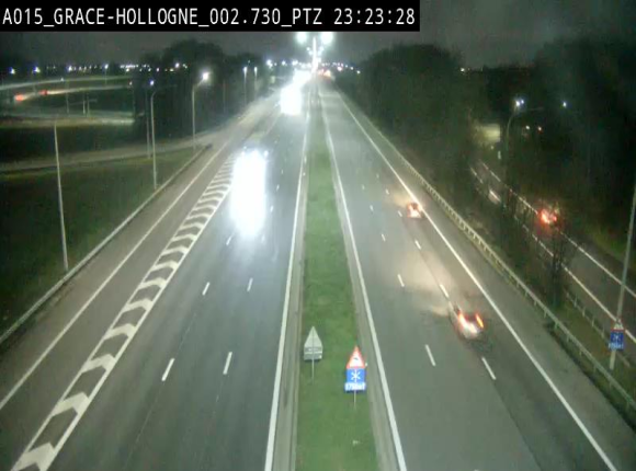Caméra trafic Belgique - Grâce-Hollogne - E42, jonction avec A604, direction Loncin/Aéroport de Liège -  BK 3.2